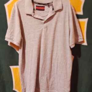 Harper + Leyland Light Gray Polo Shirt